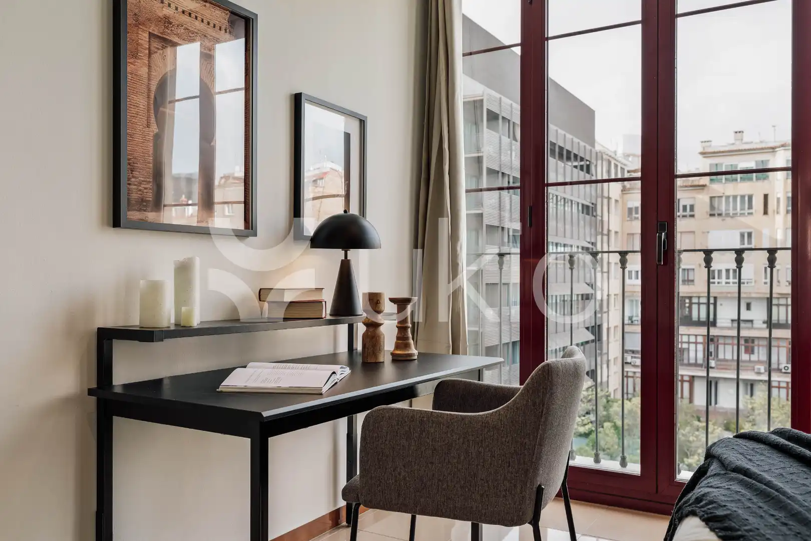 Bedroom of Apartments for rent in Barcelona  with Air Conditioner, Heating and Furnished