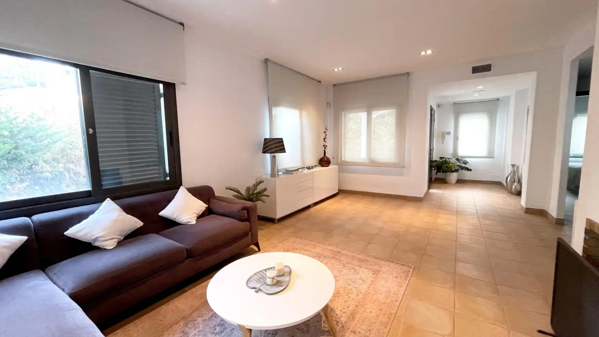 Sala de estar de Casa o chalet en venta en Sant Pol de Mar con Aire acondicionado, Calefacción y Jardín privado