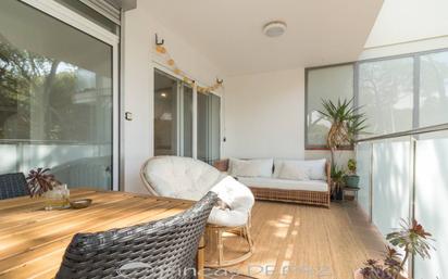 Balcony of Apartment for sale in Castelldefels  with Air Conditioner, Heating and Parquet flooring