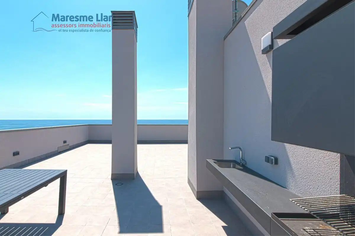 Terraza de Piso en venta en Mataró con Calefacción, Parquet y Terraza