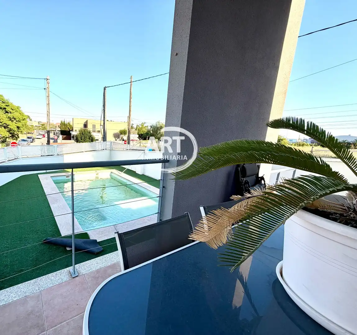 Piscina de Casa o xalet en venda en La Pobla de Vallbona amb Aire condicionat, Calefacció i Jardí privat