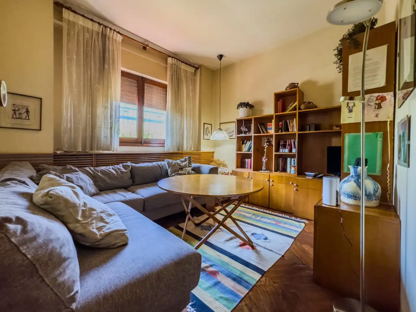 Sala d'estar de Pis en venda en Torrelavega  amb Calefacció, Parquet i Terrassa