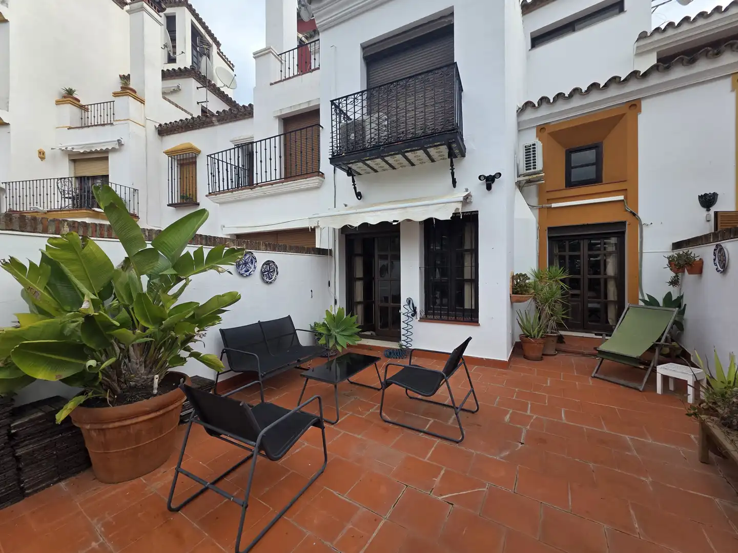 Terraza de Casa adosada en venta en La Alcaidesa con Aire acondicionado, Terraza y Trastero