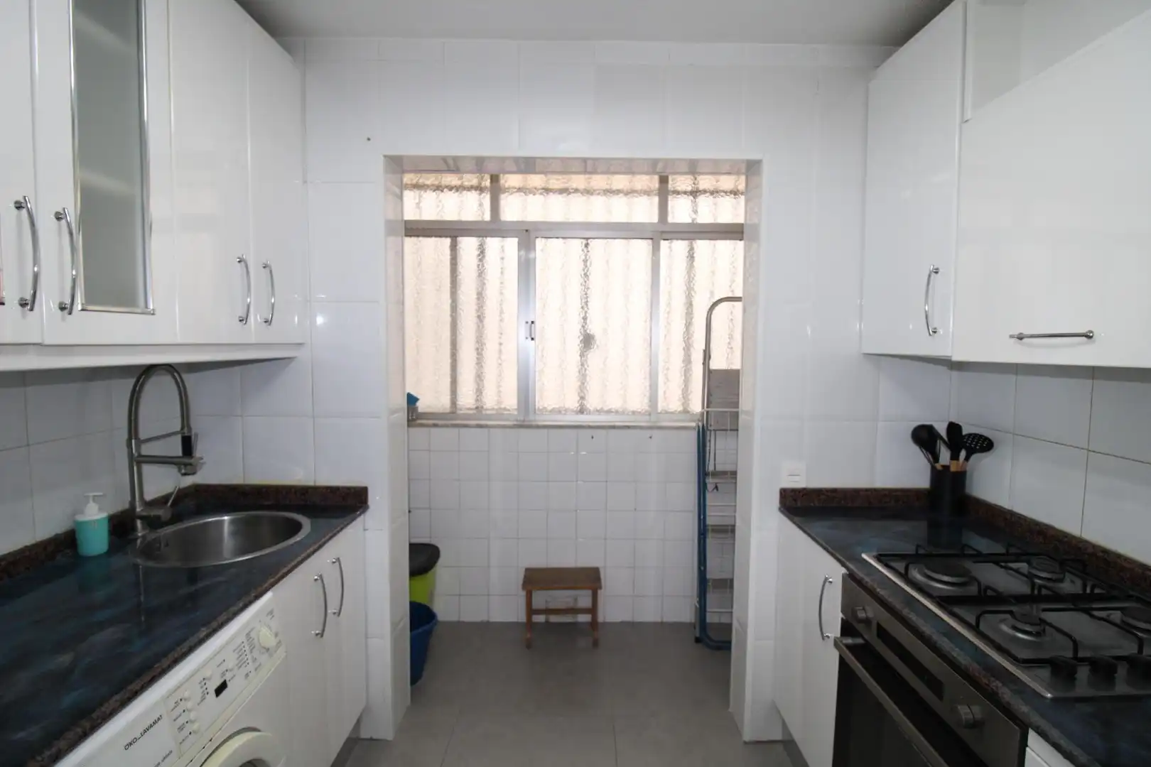 Kitchen of Flat for rent in Murcia  with Air Conditioner, Private garden and Terrace