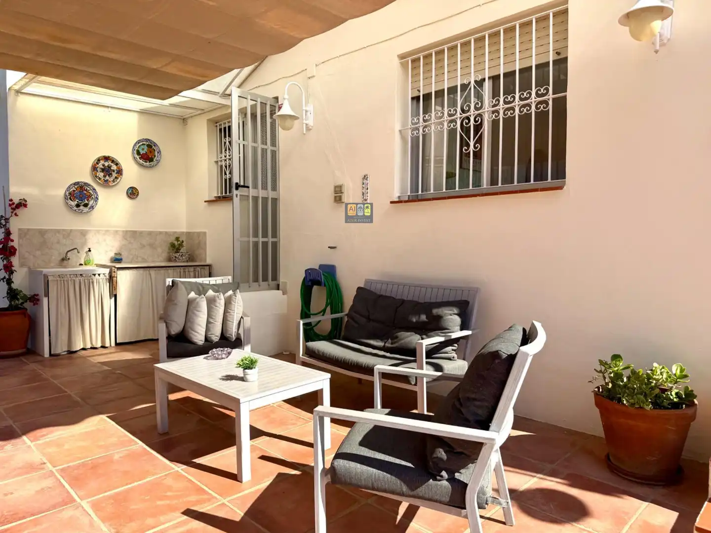 Terraza de Casa o chalet de alquiler en L'Alfàs del Pi con Aire acondicionado, Calefacción y Jardín privado
