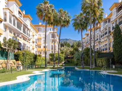 Exterior view of Flat for sale in Marbella  with Air Conditioner, Terrace and Community pool