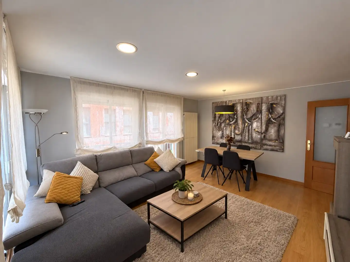 Sala de estar de Piso en venta en Utebo con Aire acondicionado, Calefacción y Trastero