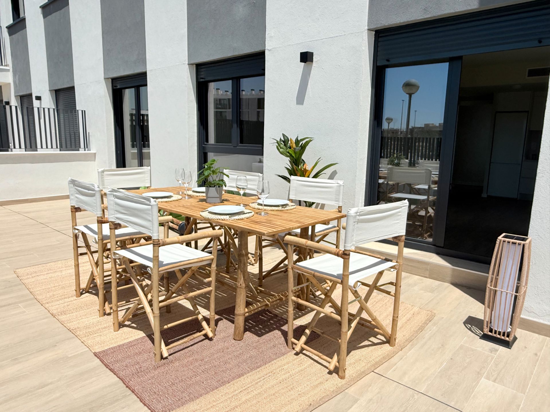 Terraza de Piso de alquiler en Sant Joan d'Alacant con Aire acondicionado, Terraza y Trastero
