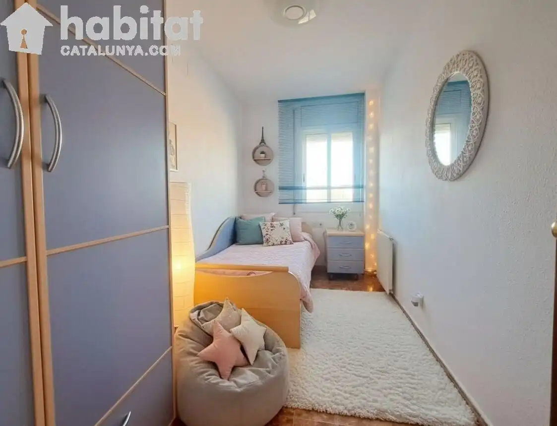 Bedroom of Flat for sale in Martorell  with Air Conditioner, Private garden and Storage room