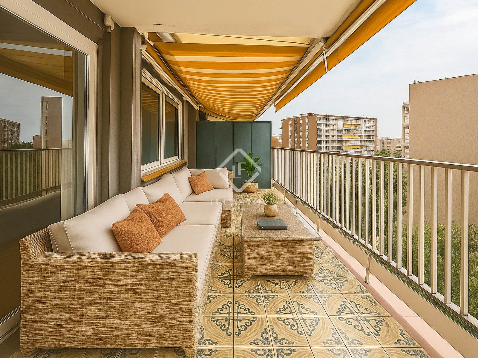 Terrassa de Pis en venda en  Barcelona Capital amb Aire condicionat, Terrassa i Balcó