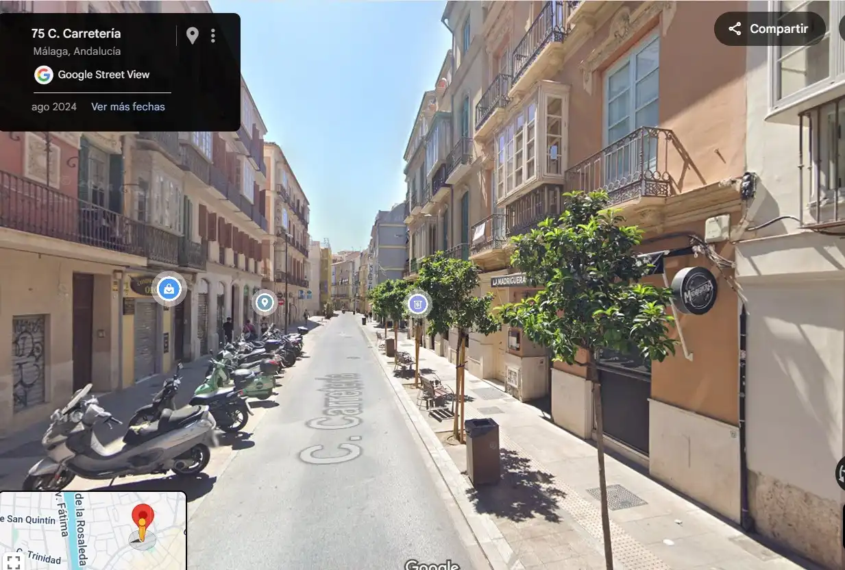 Garaje de alquiler en Calle Carretería, 77, La Goleta - San Felipe Neri