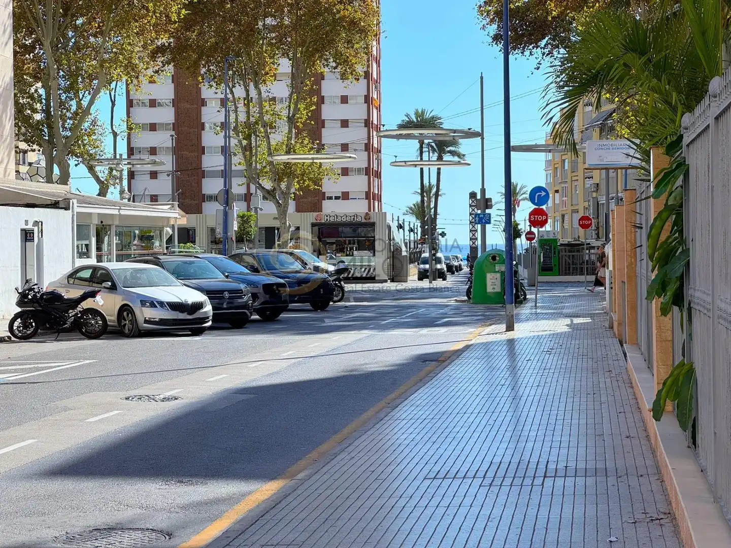 Vista exterior de Estudio en venta en Benidorm con Aire acondicionado, Jardín privado y Amueblado