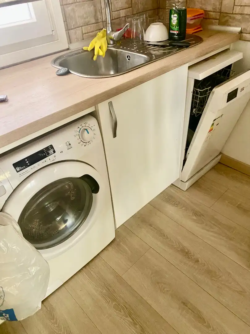 Cocina de Apartamento en venta en Albacete con Aire acondicionado, Calefacción y Jardín privado
