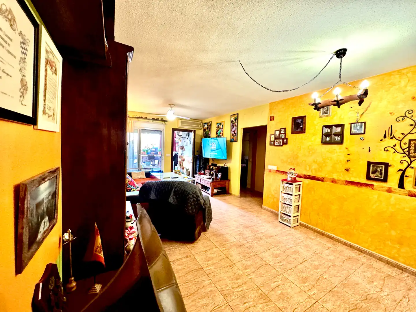 Living room of Ground floor for sale in El Ejido  with Air Conditioner, Private garden and Terrace