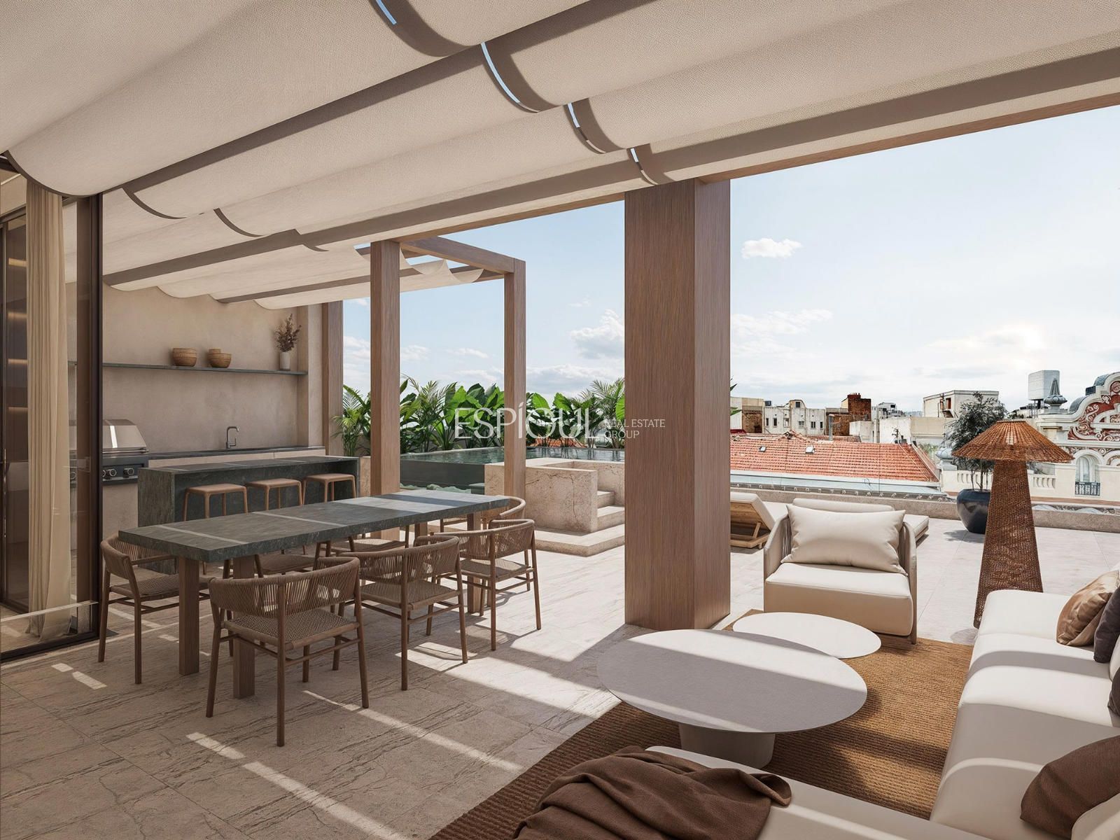 Terraza de Ático en venta en  Madrid Capital con Calefacción y Terraza