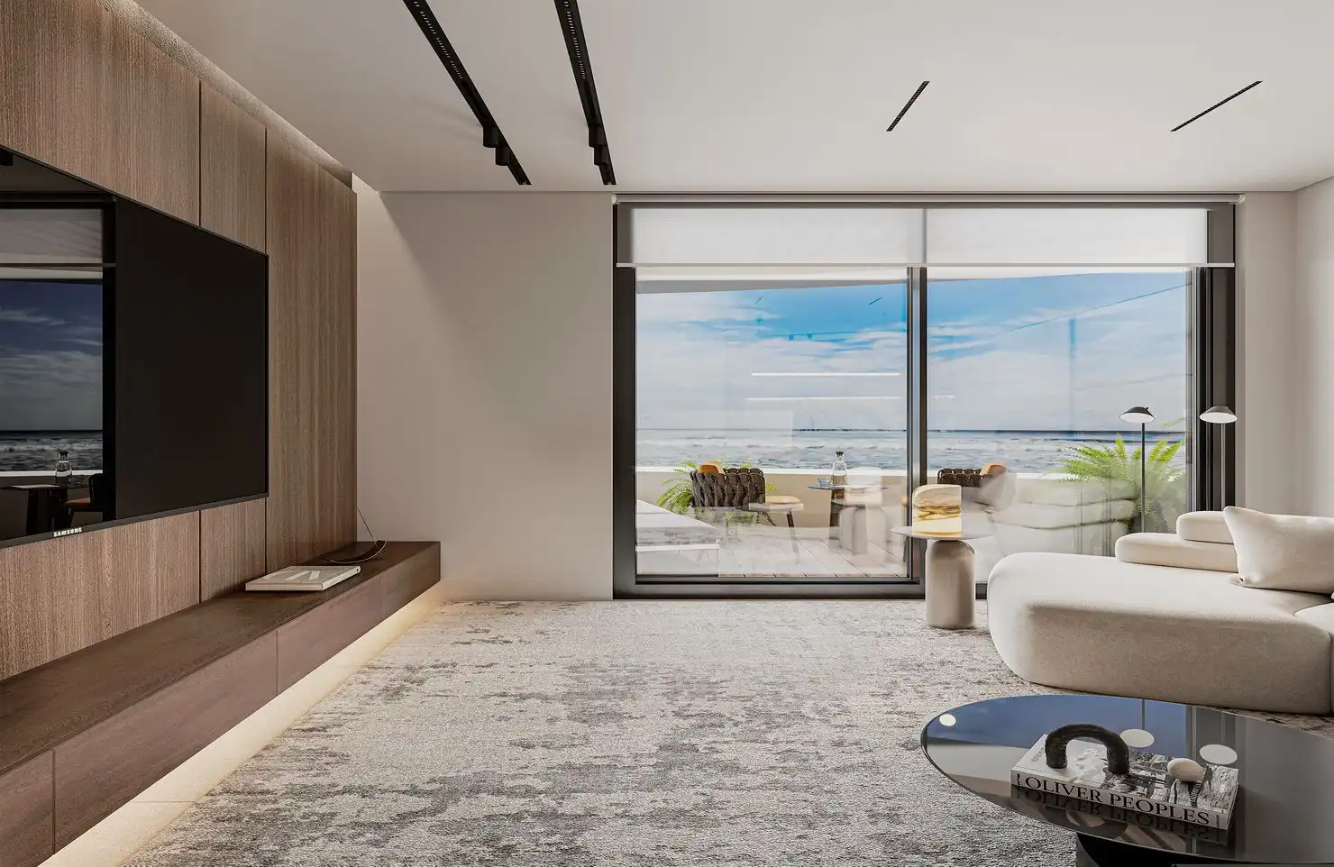 Living room of Apartments for sale in Calpe / Calp  with Furnished and Community pool