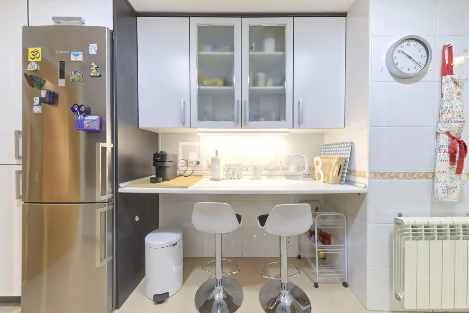 Küche von Wohnung zum Verkauf in Boadilla del Monte mit Klimaanlage, Heizung und Privatgarten