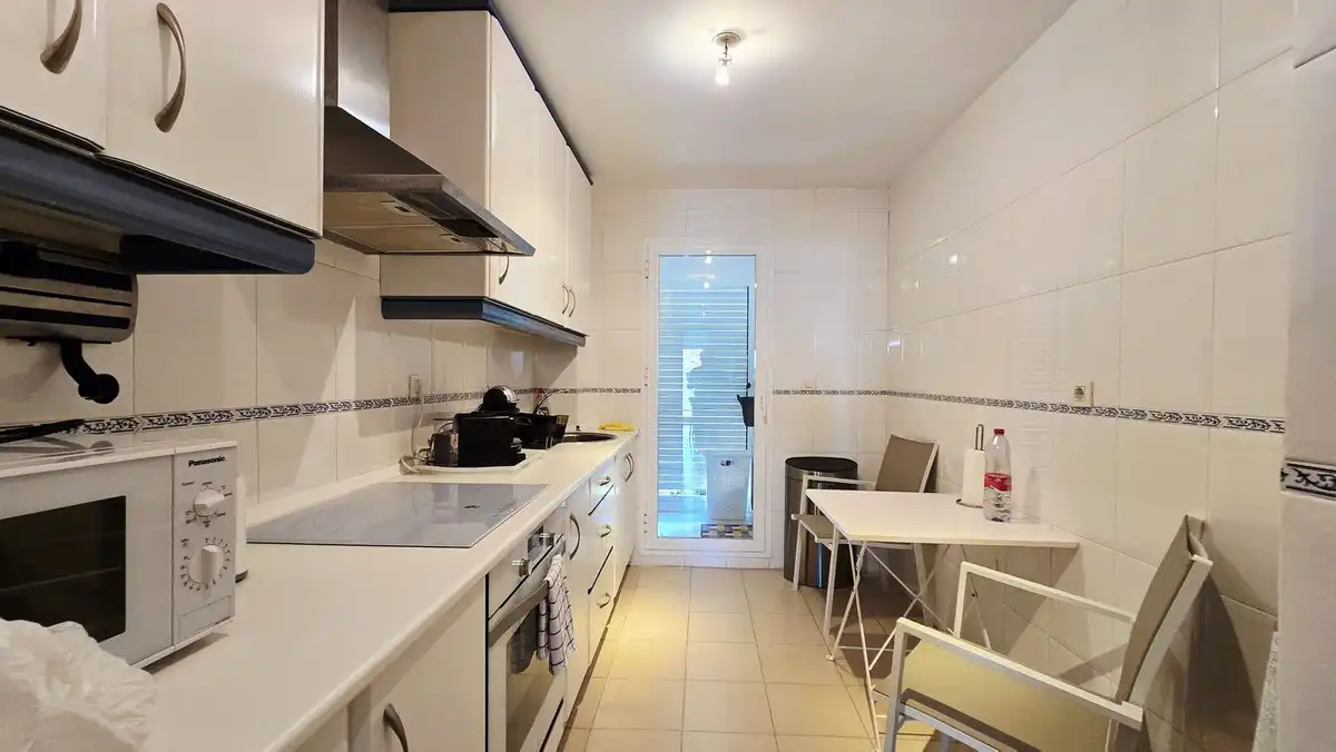 Kitchen of Apartments for rent in Marbella  with Air Conditioner, Terrace and Community pool