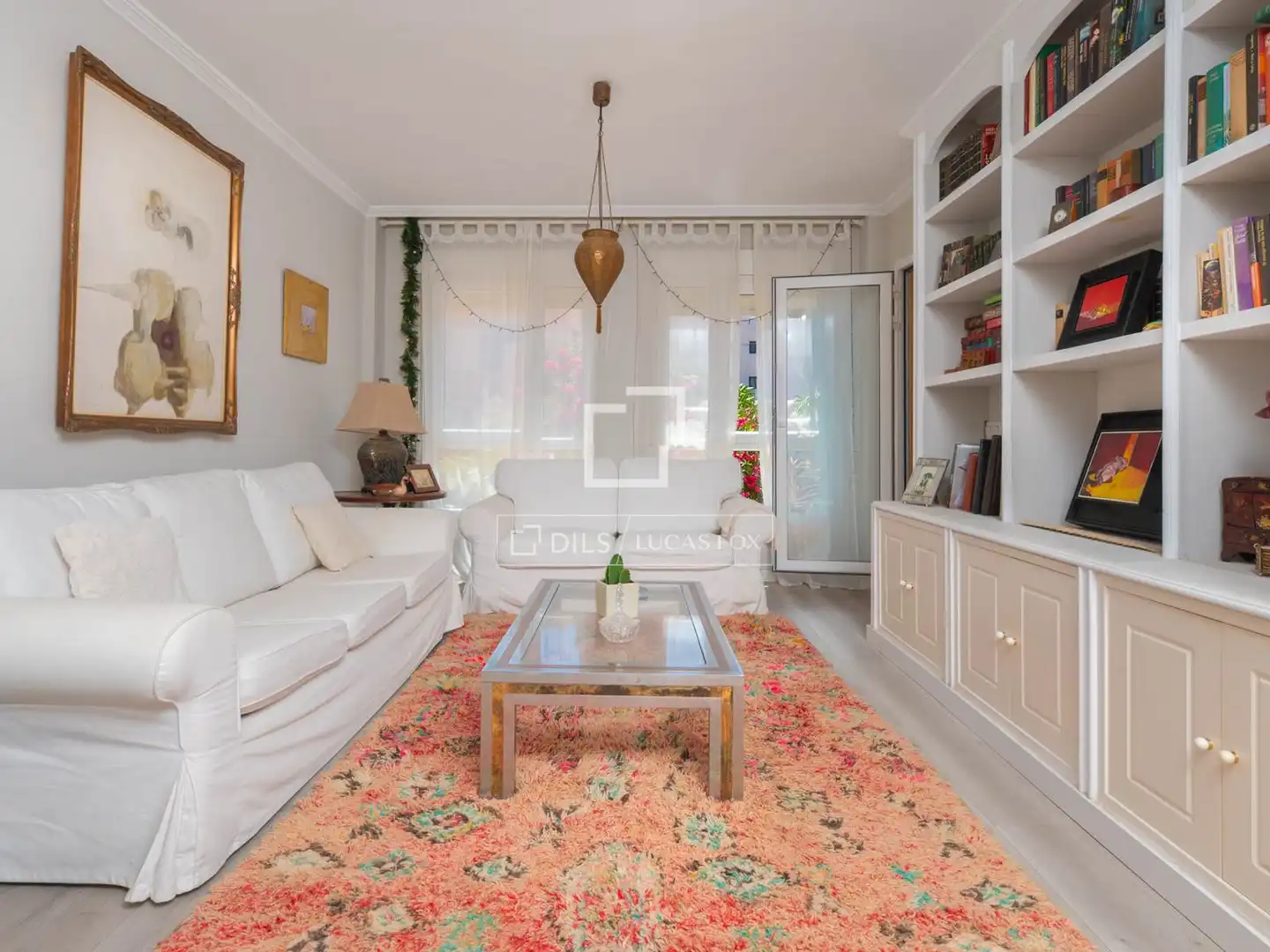 Wohnzimmer von Wohnung zum Verkauf in Eivissa mit Klimaanlage, Privatgarten und Terrasse