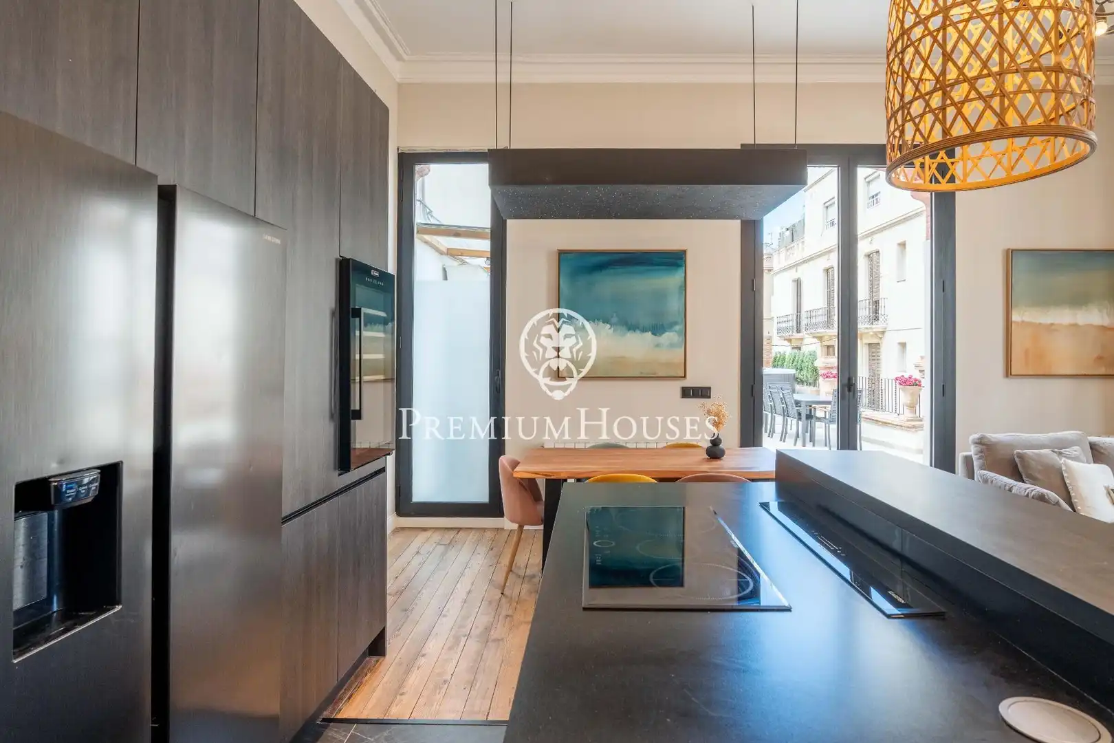 Kitchen of Flat for sale in Vilanova i la Geltrú  with Air Conditioner, Heating and Terrace