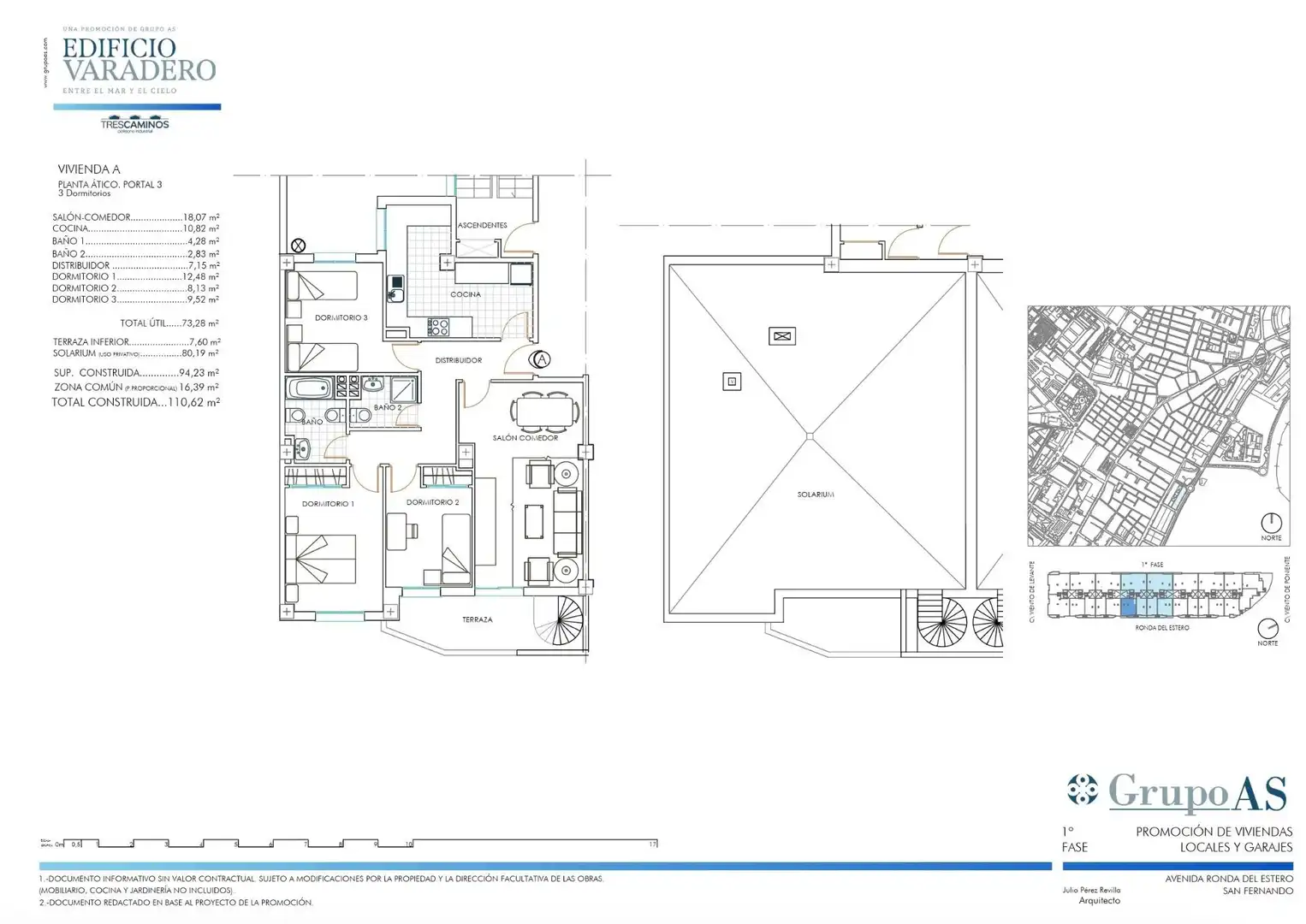 Wohnung zum Verkauf in San Fernando mit Klimaanlage, Heizung und Terrasse