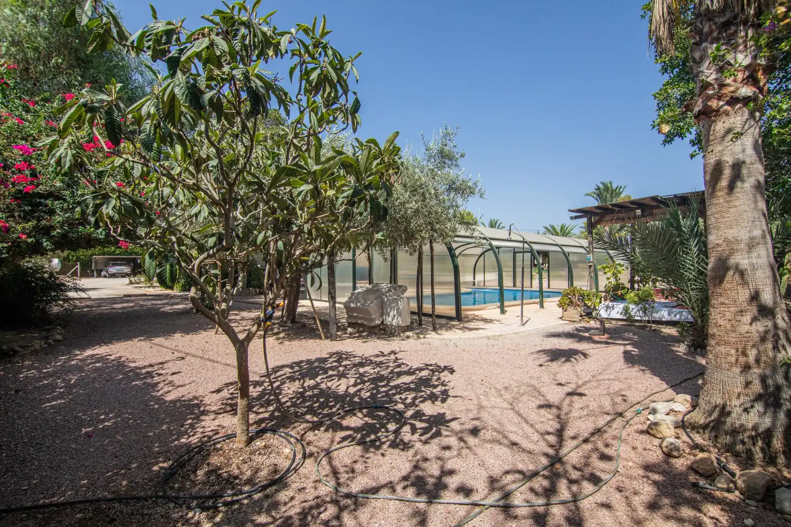 Garden of Houses for sale in Elche / Elx  with Air Conditioner, Heating and Private garden