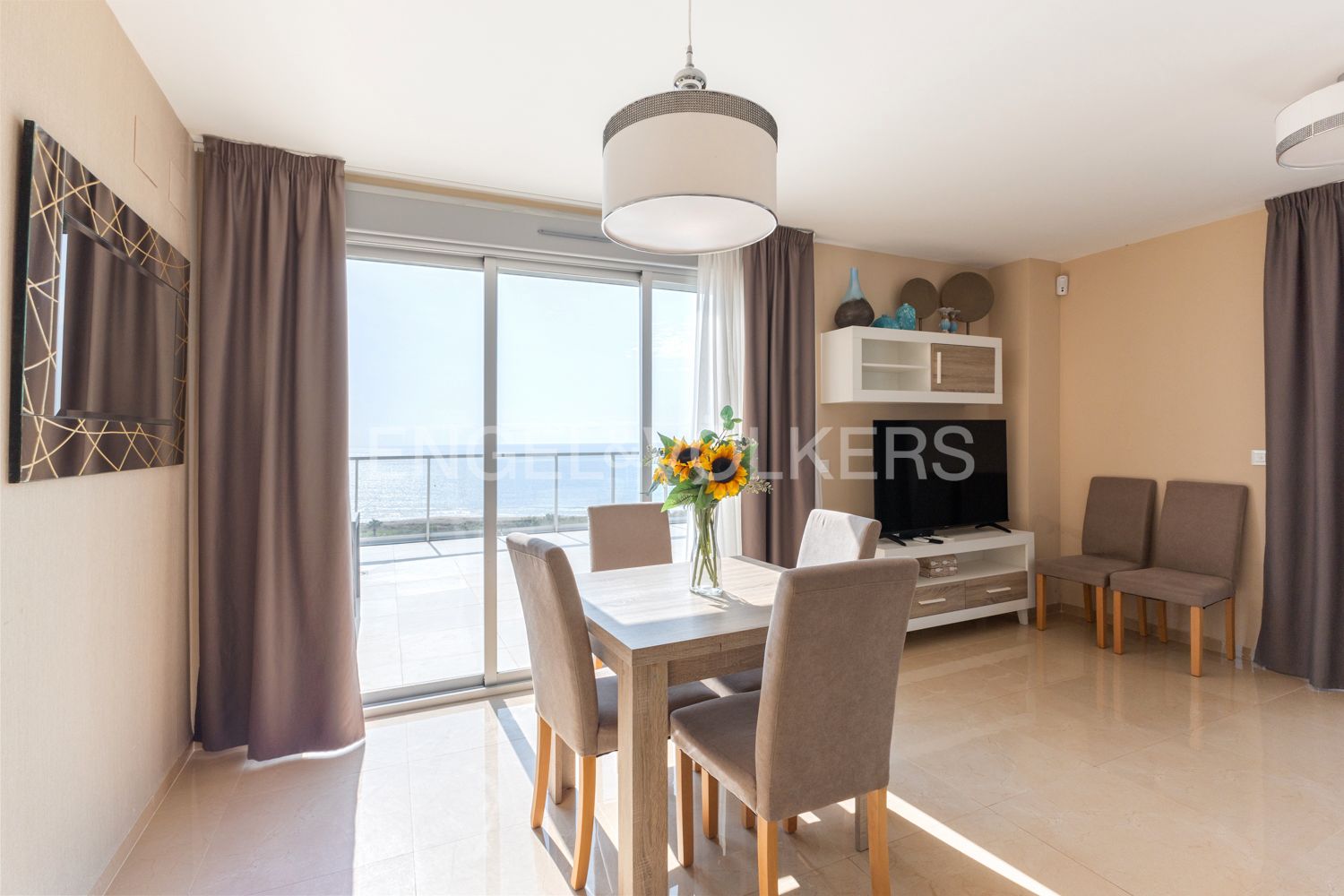 Menjador de Apartament en venda en Cabanes amb Aire condicionat, Calefacció i Terrassa