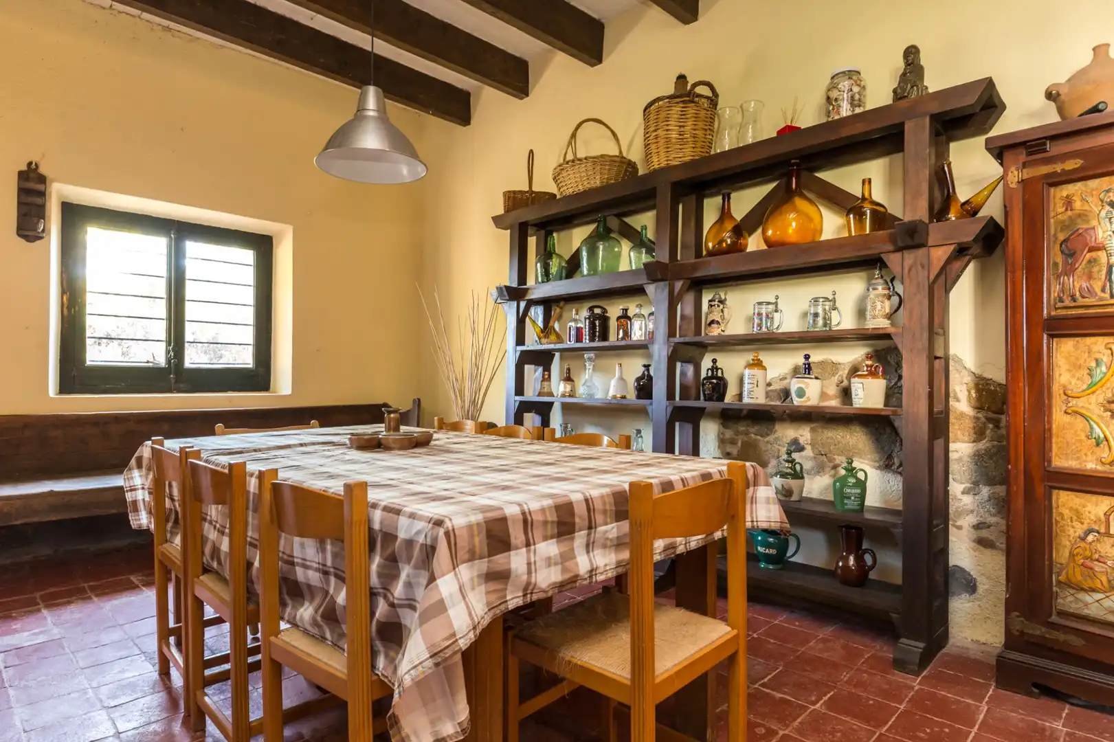 Comedor de Finca rústica en venta en Llagostera con Calefacción, Terraza y Trastero