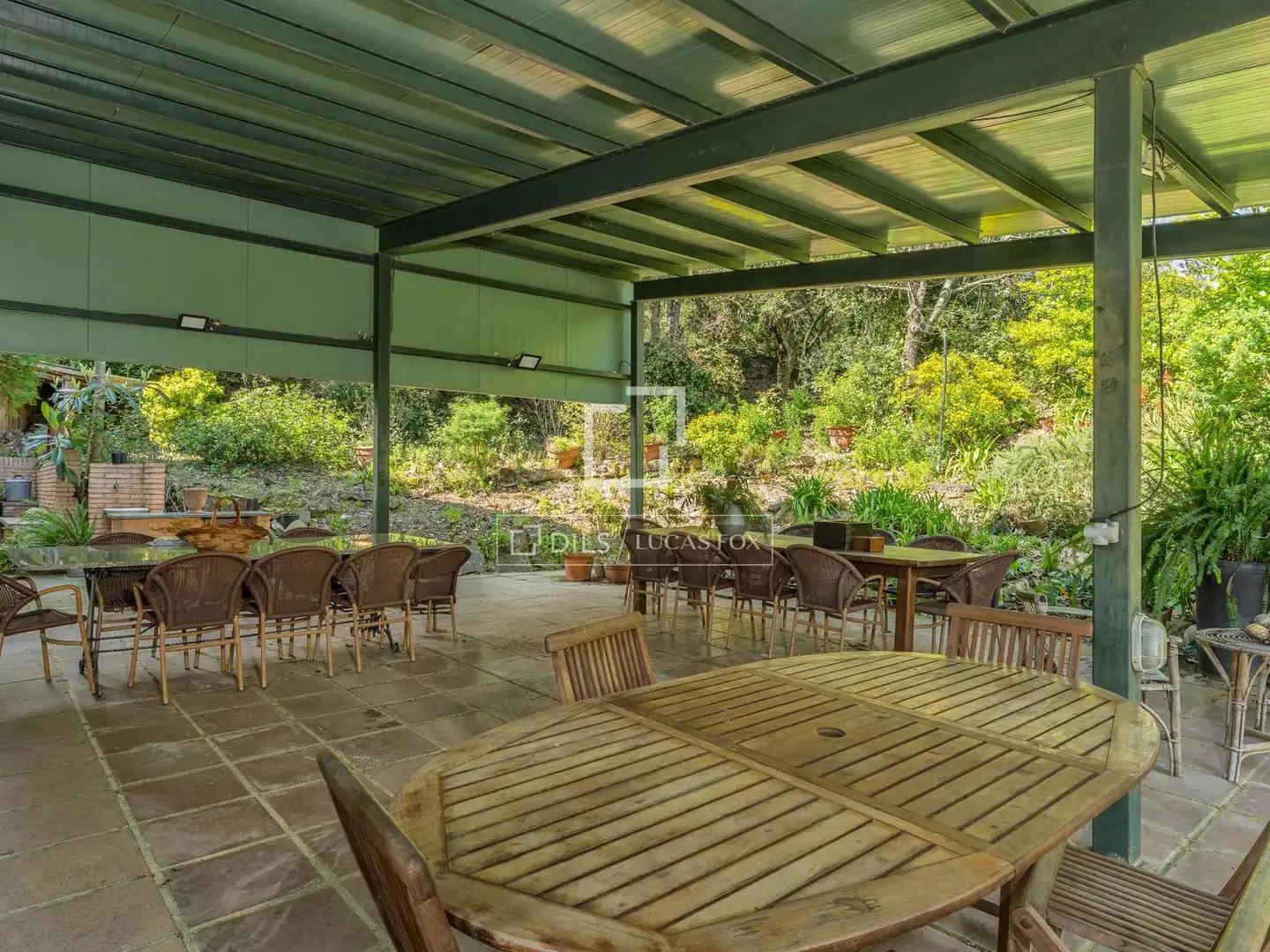 Terrace of Country homes for sale in Anglès  with Air Conditioner, Private garden and Terrace
