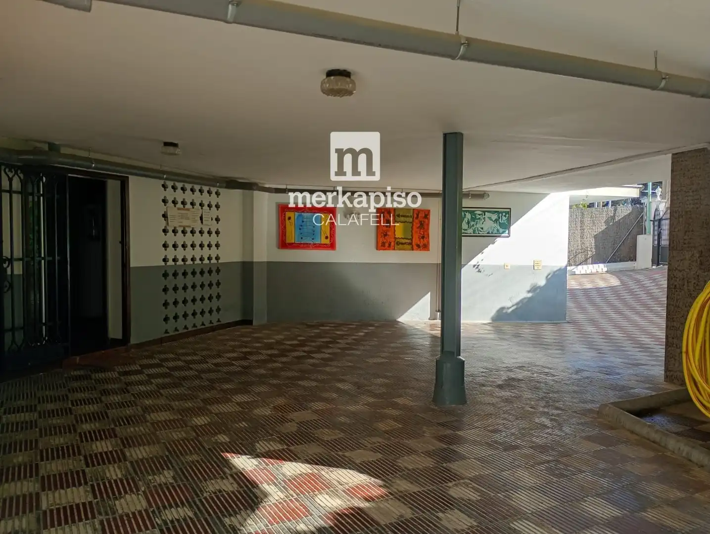 Parking of Flat for sale in Calafell  with Air Conditioner, Storage room and Furnished