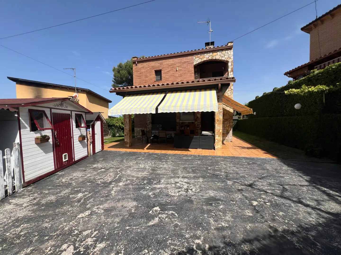 Jardí de Casa o xalet en venda en La Roca del Vallès amb Aire condicionat, Calefacció i Jardí privat