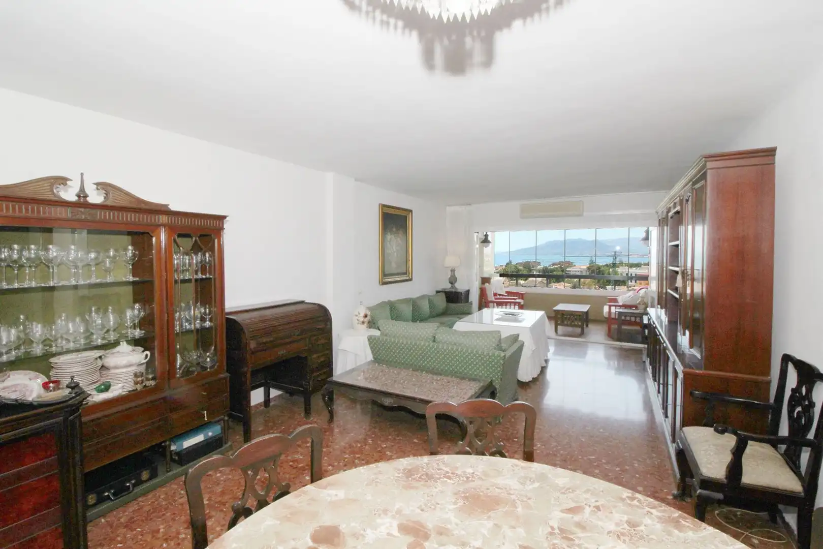 Sala d'estar de Pis en venda en Málaga amb Aire condicionat, Calefacció i Terrassa