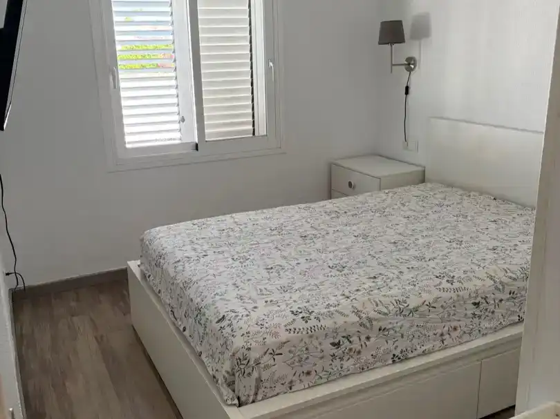 Bedroom of Flat for rent in Sant Josep de sa Talaia  with Air Conditioner, Private garden and Furnished