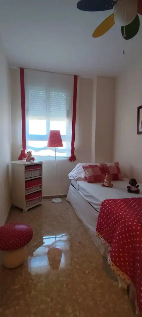 Bedroom of Flat for rent in Canet d'En Berenguer  with Air Conditioner, Private garden and Terrace