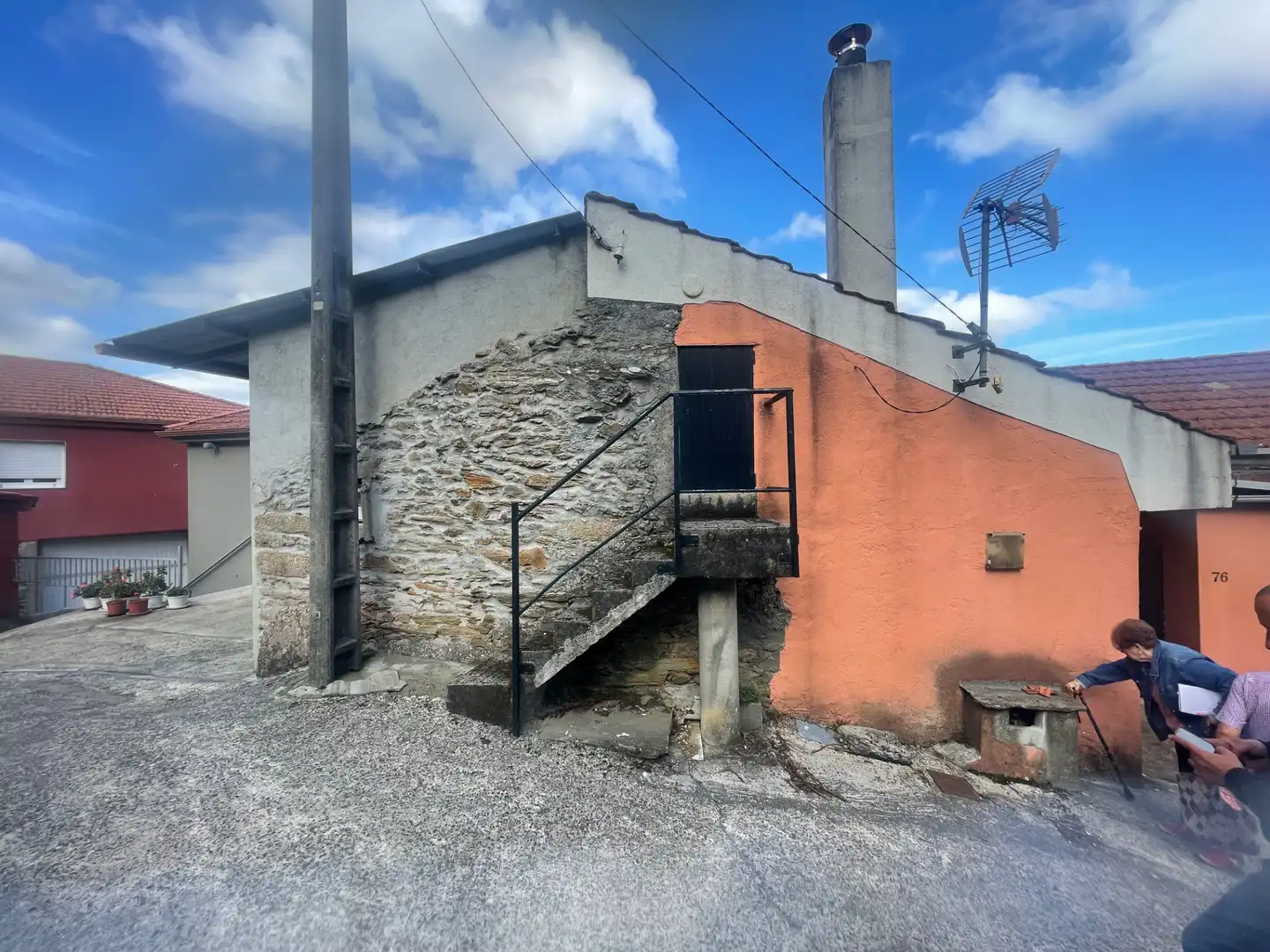 Exterior view of Country homes for sale in O Irixo  with Heating, Furnished and Oven