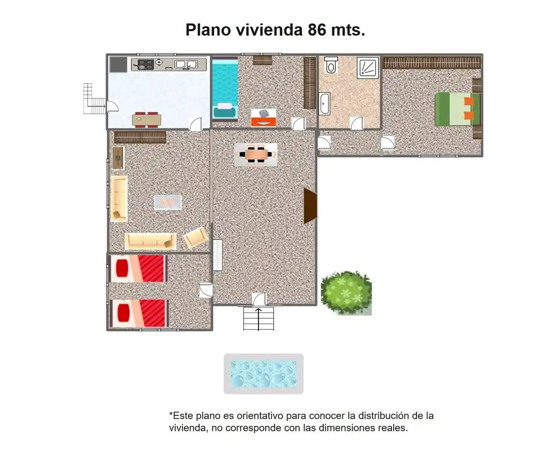 Haus oder Chalet zum Verkauf in Escalona mit Heizung, Privatgarten und Abstellraum