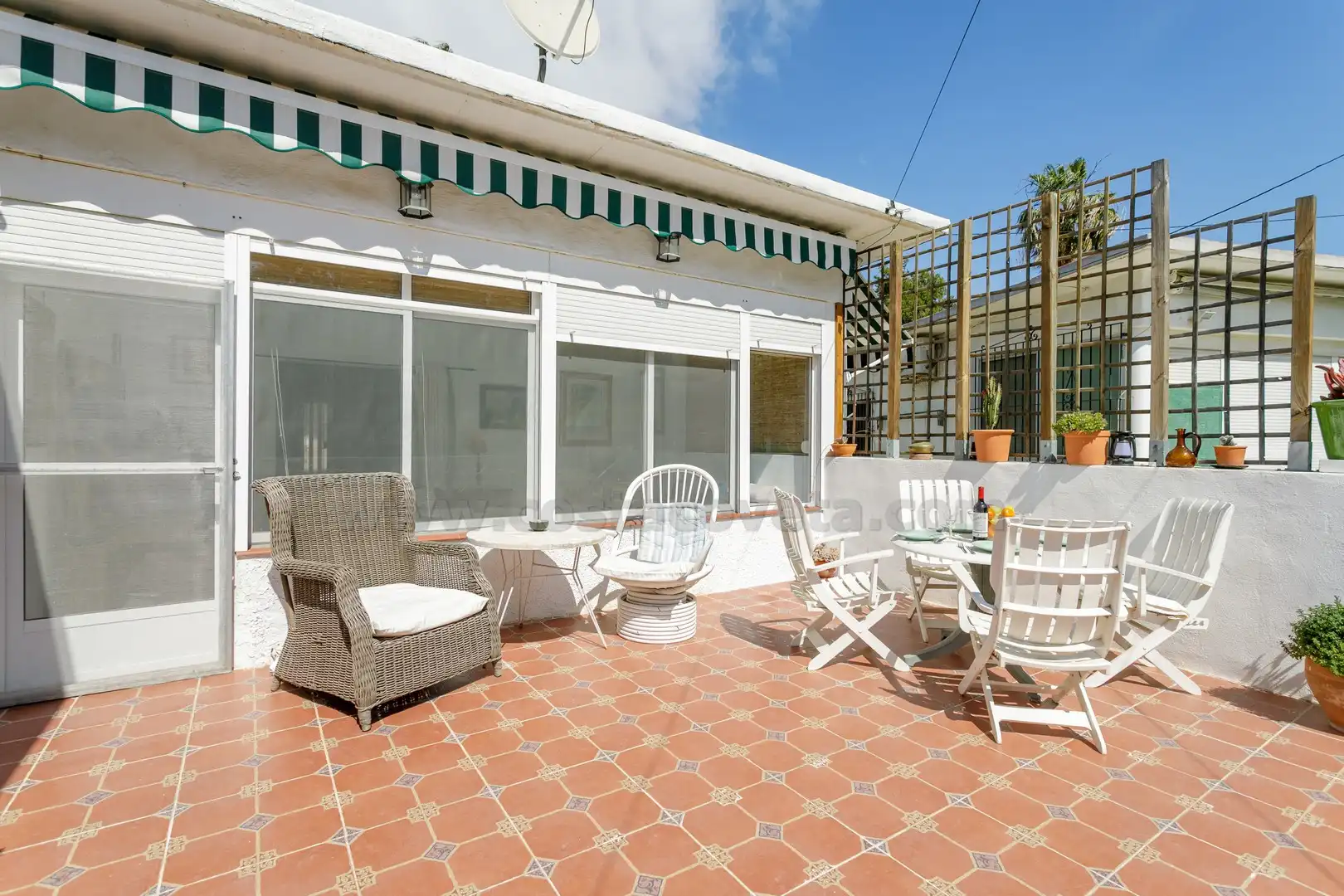 Terrace of Detached homes for sale in El Campello  with Air Conditioner, Private garden and Terrace
