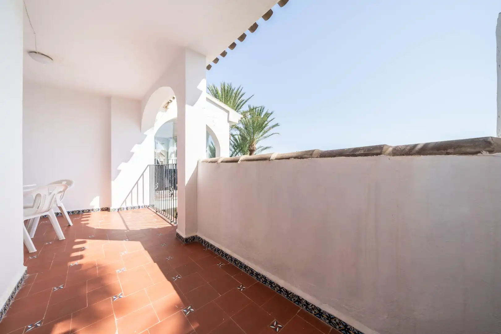 Terrasse von Wohnungen zur Miete in San Javier mit Schwimmbad, Möbliert und Ofen