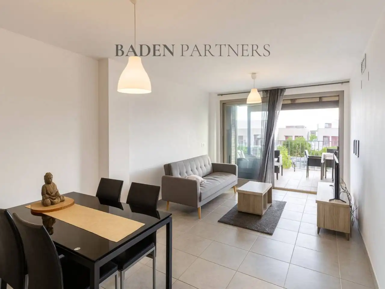 Terrasse von Wohnung zur Miete in San Jorge / Sant Jordi mit Klimaanlage, Terrasse und Alarm