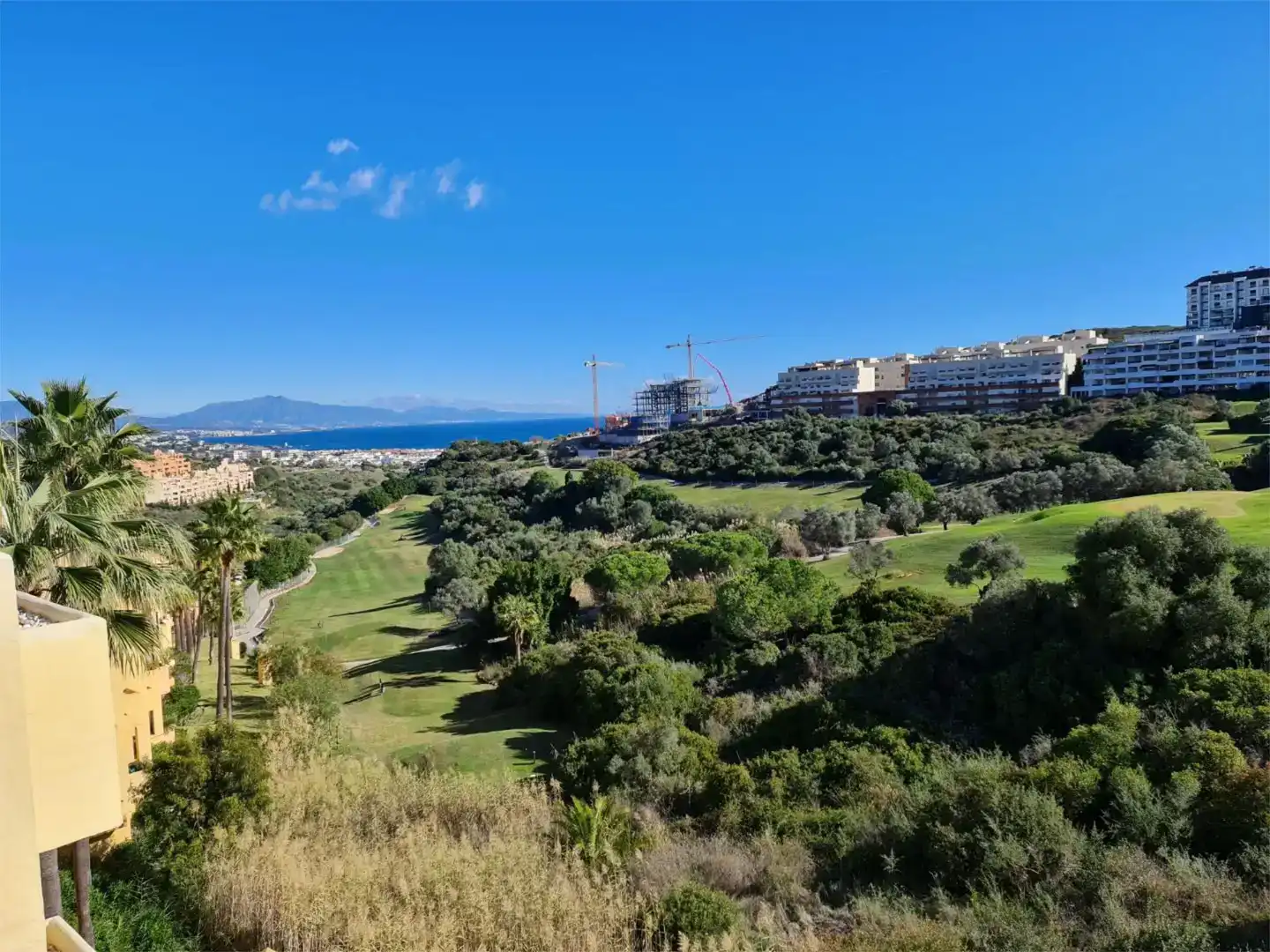 Exterior view of Flat for sale in Manilva  with Air Conditioner and Swimming Pool