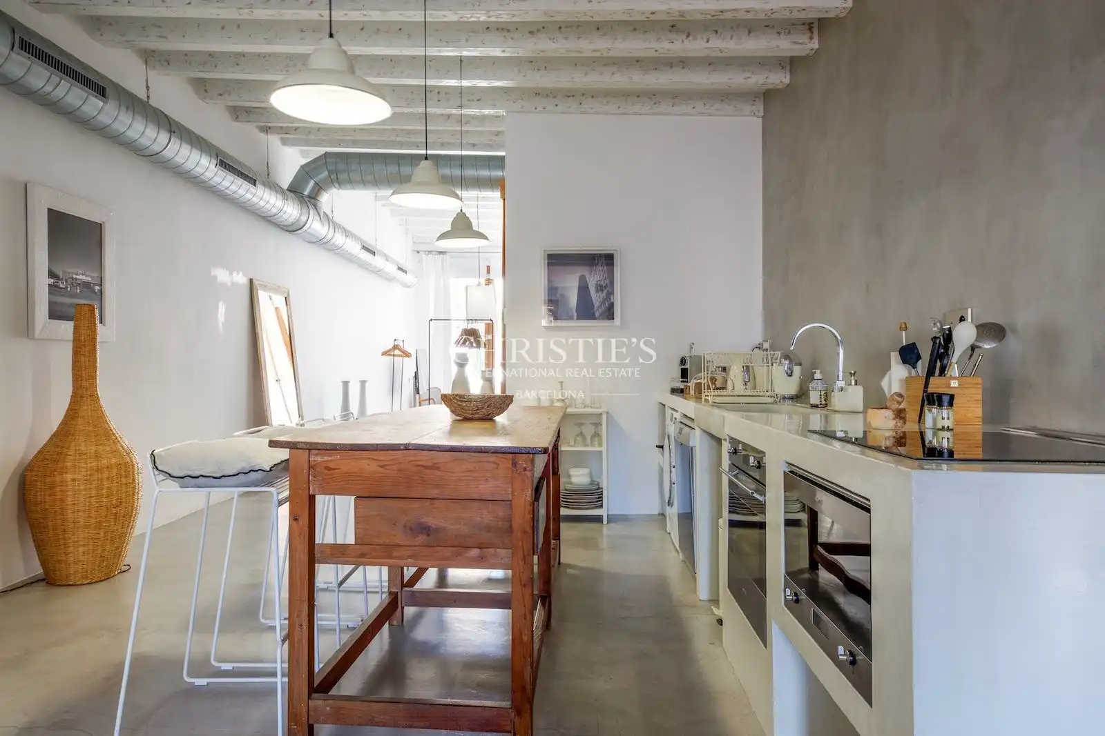 Cocina de Piso en venta en Barcelona con Terraza