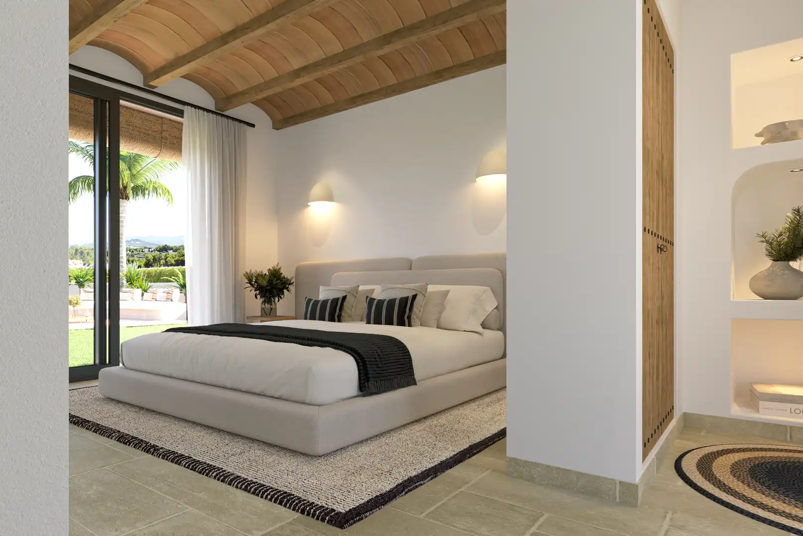 Habitación de Casa o chalet en venta en Jávea / Xàbia con Aire acondicionado y Jardín privado