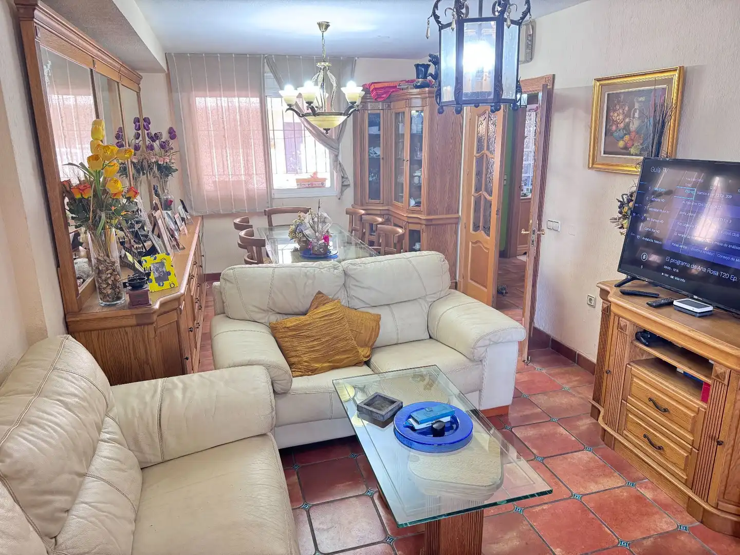 Living room of Detached homes for sale in Roquetas de Mar  with Air Conditioner, Terrace and Storage room