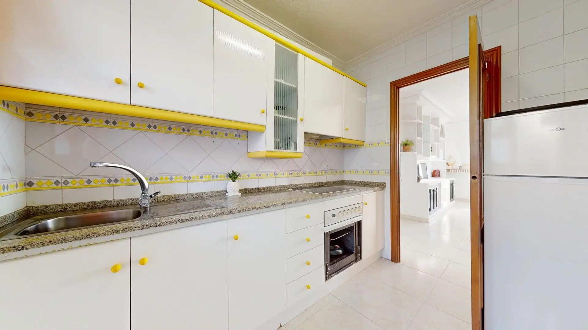 Cocina de Apartamento en venta en Pilar de la Horadada con Terraza