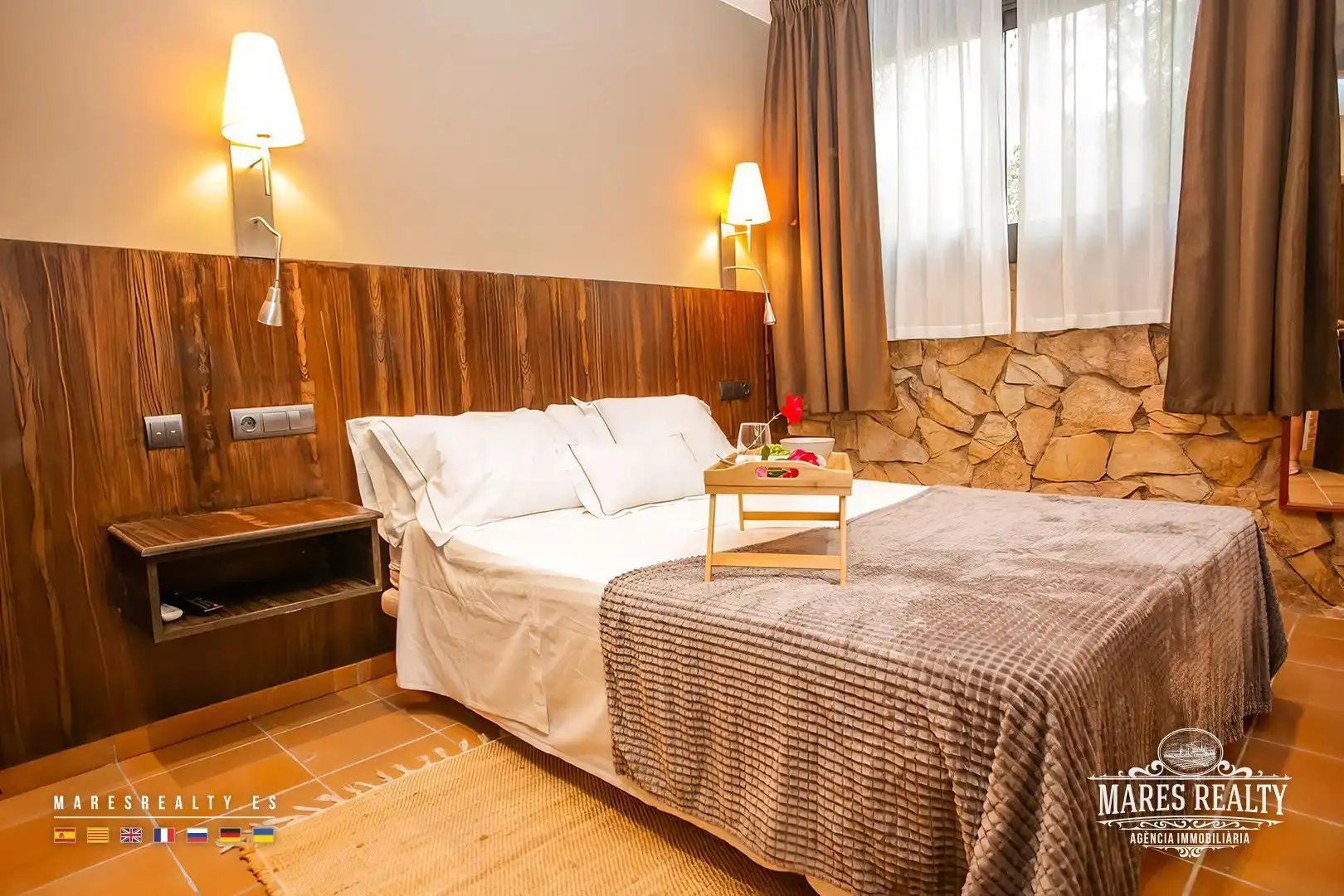Schlafzimmer von Country house zum Verkauf in Vidreres mit Heizung, Privatgarten und Abstellraum
