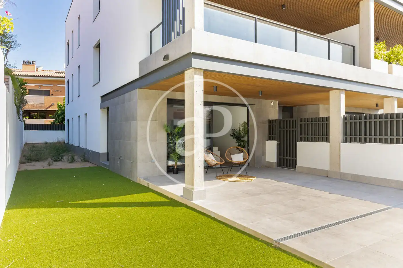 Terraza de Piso en venta en Sant Cugat del Vallès con Aire acondicionado, Calefacción y Jardín privado