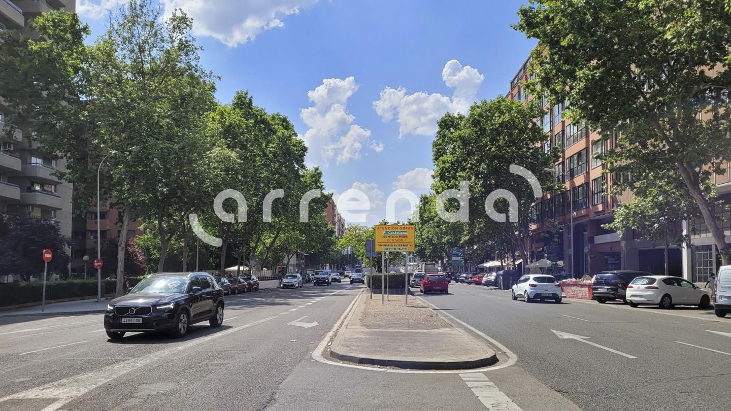 Exterior view of Flat to rent in  Madrid Capital  with Heating, Parquet flooring and Terrace