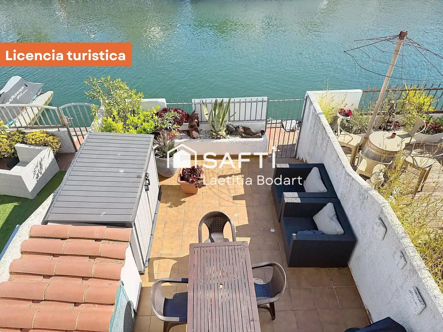 Terraza de Casa adosada en venta en Empuriabrava con Aire acondicionado, Calefacción y Terraza