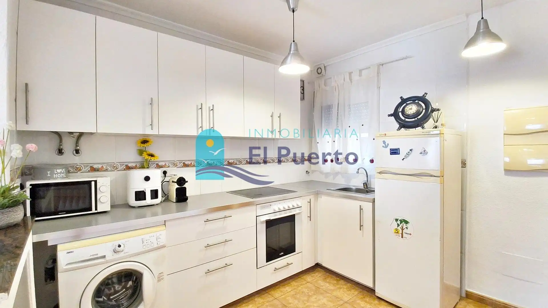 Cocina de Apartamento en venta en Mazarrón con Aire acondicionado, Calefacción y Terraza
