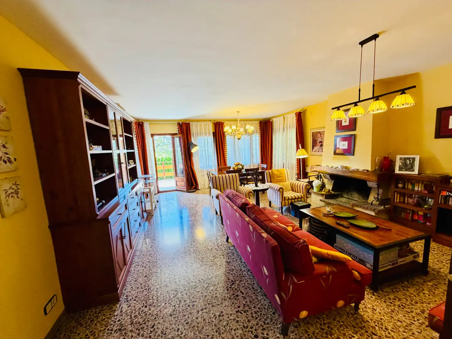 Living room of Houses for sale in Alpicat  with Heating, Private garden and Storage room